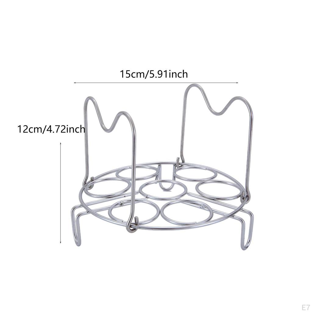 Egg Steamer Rack Steaming Stand Accessories Cooking Gadget Simple, Stainless Steel, Eggs