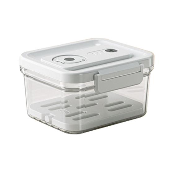 Электрический вакуумный контейнер для еды, герметичный ящик-хрустяшка с ручным насосом, пищевой контейнер без BPA для хранения в холодильнике, для фруктов, овощей и мяса