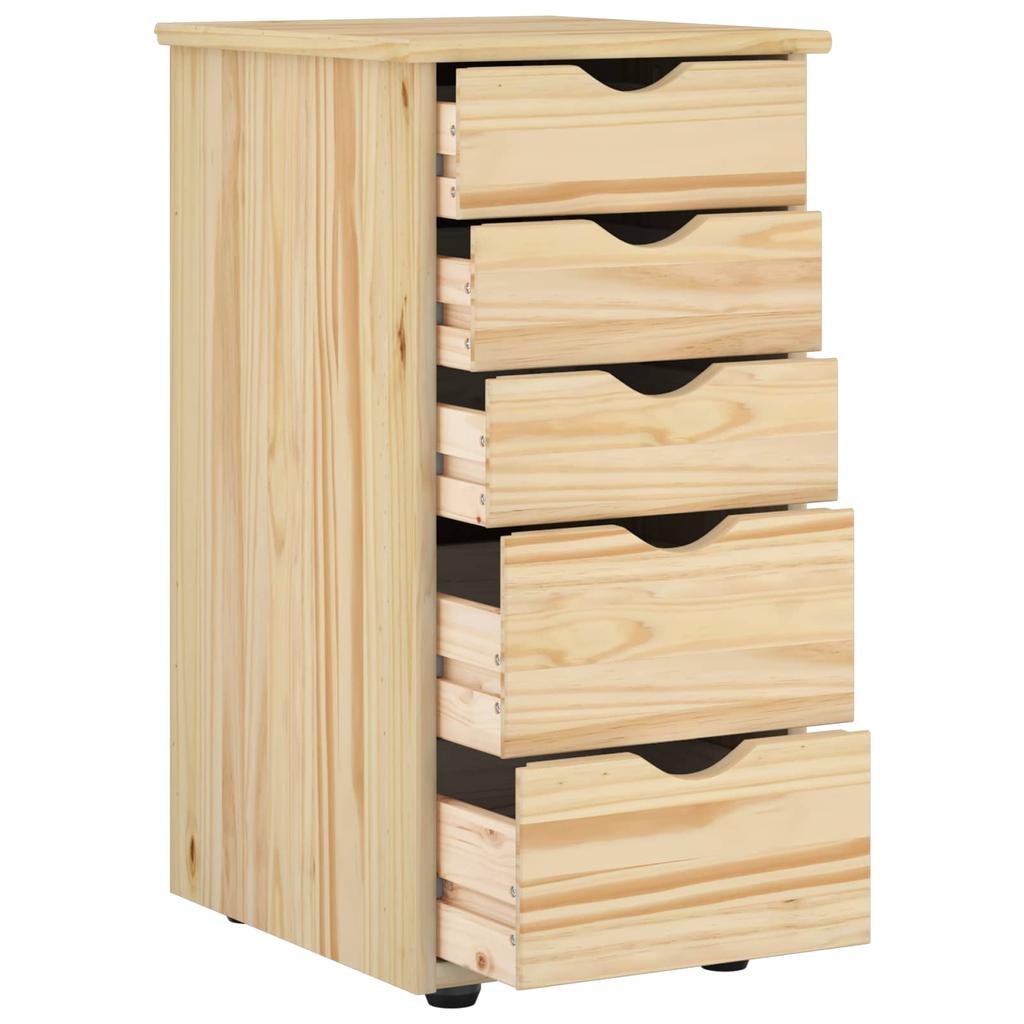 Шкаф Коричневый 34 x 39 x 61,5 см Массив Сосны