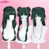 High Quality Maomao Wig Anime The Apothecary Diaries Blackish Green Heat Resistant Synthetic Hair Mao Mao Cosplay Wig + Wig Cap