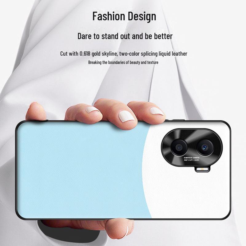 Защитный чехол Liquid Leather для Honor X40i — защита от падений, защита от обрастания, индивидуальная доставка