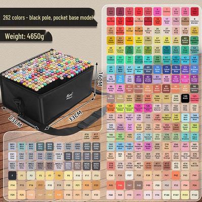 Набор маркеров с двумя наконечниками для детей - от 24 до 48 цветов для рисования аниме от руки