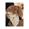 Women S Suede Bow Beret For Autumn Winter Large Head Size Vintage Painter Hat