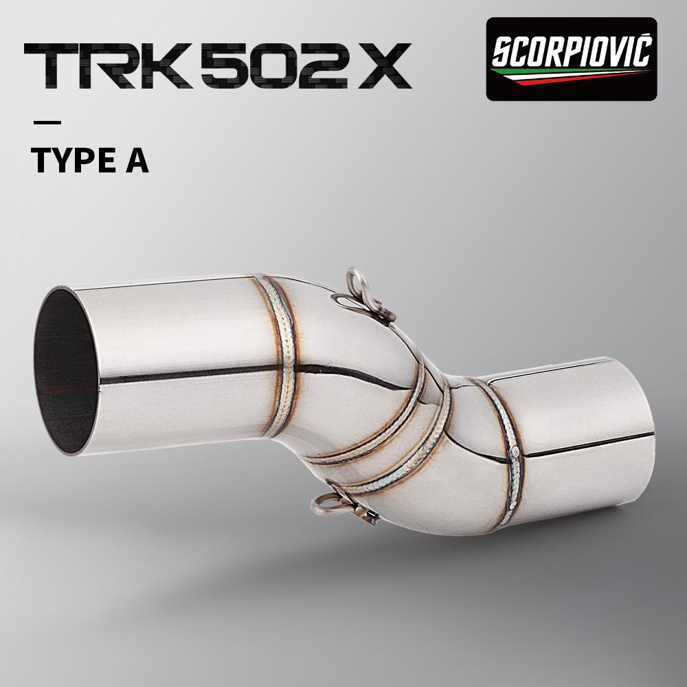 Выхлопная система для мотоцикла Benelli TRK502X 502X TRK 2019 2020 2021 Полные системы Moto Соединительная труба