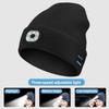 3in1 Unisex Wireless Bluetooth Music Hat Outdoor Sports Warm Bluetooth Headphones with LED Light Washable Rechargeable with Mic