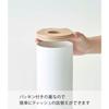 Yamazaki RIN Bottle-Shaped Tissue Case, Large, Natural, Approx. W9.2 X D9.2 X H23.8cm, Space-Saving, Vertical Storage, 5982