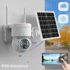 ICSEE WIFI Surveillance Solar PTZ Camera, Colorful Night Vision, Two Way Audio, PIR Detect, Outdoor, IP66 Waterproof, Solar Power Security IP Camera
