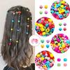 100Pcs Colorful Small Girls Hair Clips Cute Flower Star Hair Claws Styling Hair Braid Hairpins Kids Hair Accessories Headwear