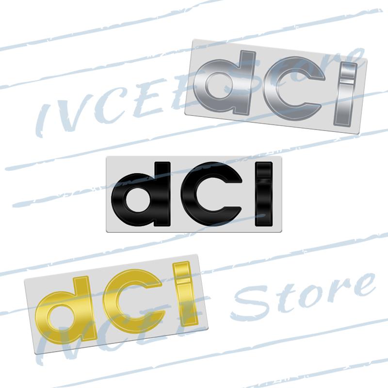 Автоаксессуары Металлическая эмблема Dci Наклейка на задний багажник кузова Для Megane Talisman Clio Logan Scenic Dacia Duster Sandero SpringWW6