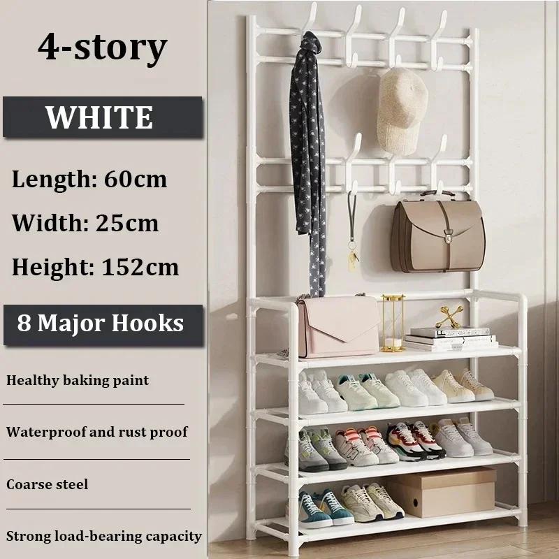Shoe Multi-ayer Rack DIY Organizer Clothes Storage Load-bearing Organizer Hat Hanger Household Shoes Multifunctional Shoe Rack