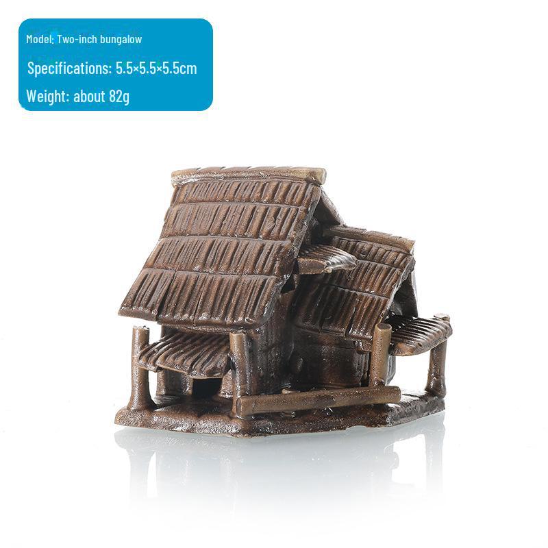 Керамическое украшение для аквариума: Каменный декор, впитывающий воду, для аквариумов, садов и бонсай – соломенных и бамбуковых домов.