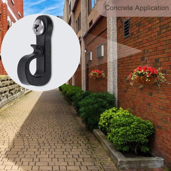 20 шт. крючки для вешалок с винтом, антикоррозийные водонепроницаемые крючки для внутреннего и наружного освещения, зажимы для подвешивания гирлянд, товары для вечеринок