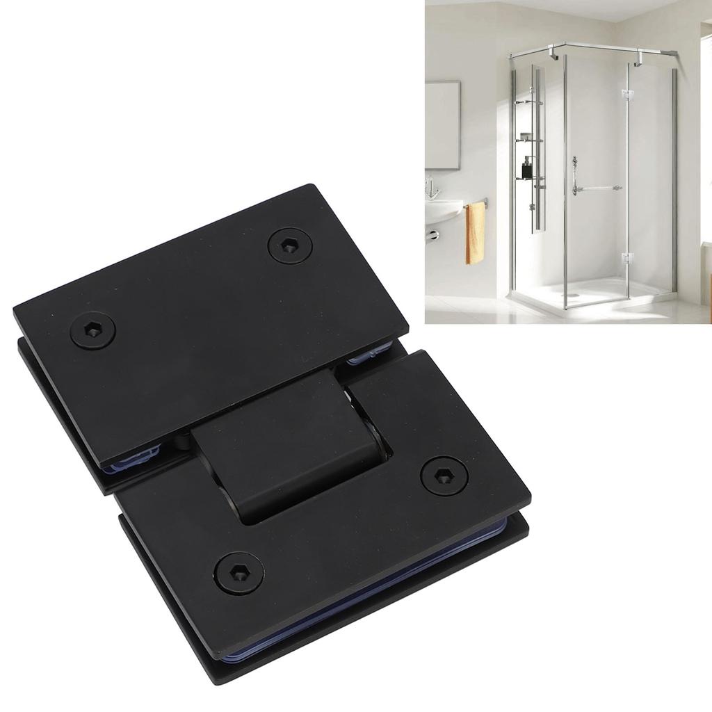 Стеклянные дверные петли для душа 180 градусов из нержавеющей стали сверхпрочные дверные петли для стекла толщиной 5/16-1/2 дюйма 8 мм-12 мм для безрамных дверей ванной комнаты