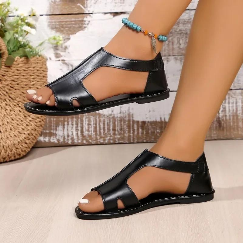 Модные женские сандалии 2024 года, хит продаж, новая летняя модная обувь, повседневные легкие сандалии, удобные уличные сандалии для женщин, Zapatos