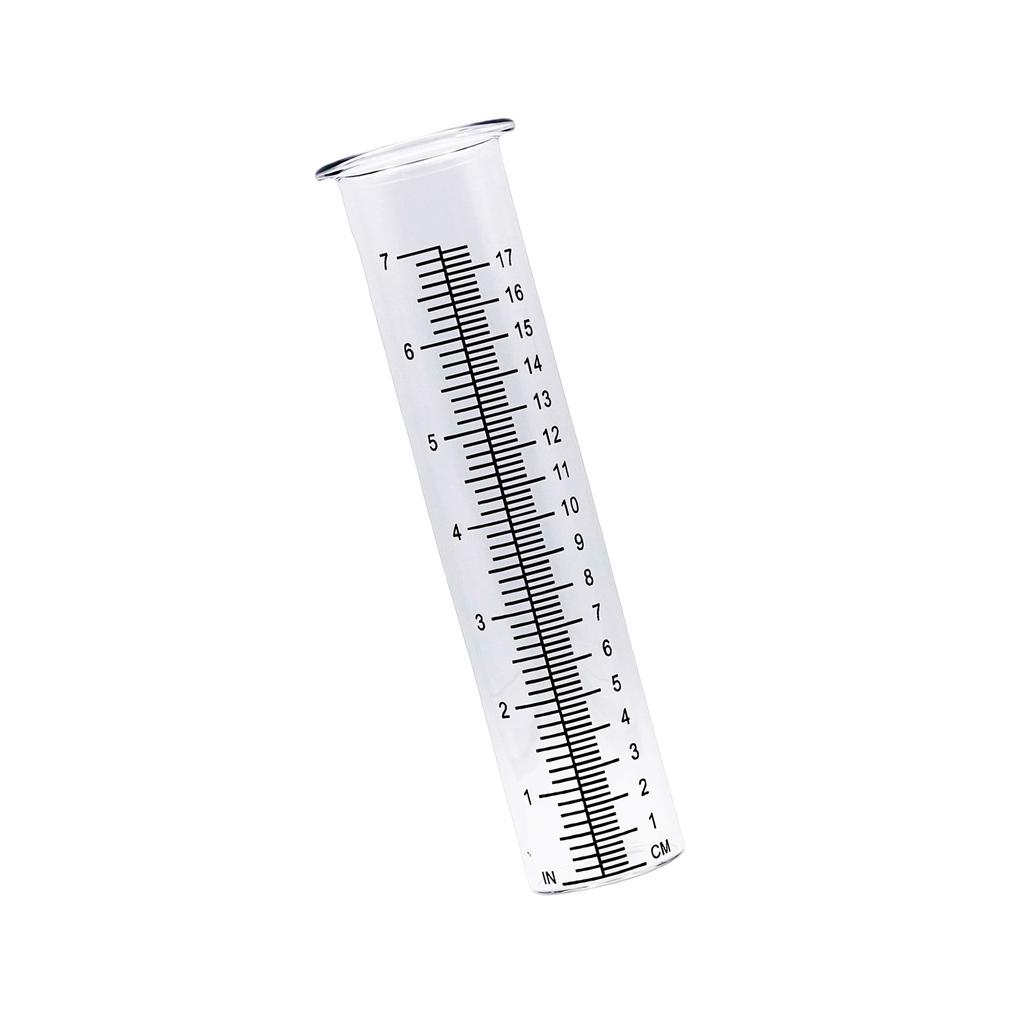 Модернизированный уличный дождемер с крупными цифрами и эффектом голубой воды для удобства считывания показаний и установки