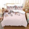 Принт Свадебный Постельный Комплект Домашний Текстиль Супер Кинг Сайз Пододеяльник 240x220 Цветочный Жаккард Наборы Пододеяльников Двуспальный 3 Предмета