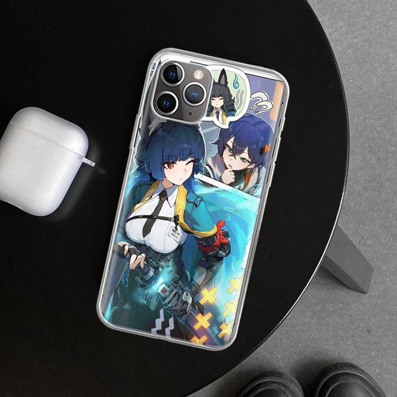 Zenless Zone Zero Хосими Мияби Чехол для телефона для iPhone 18 11 12 13 Mini 14 15 Plus 16 Pro Max 17 Air 7 8 + SE Искусство Индивидуальный