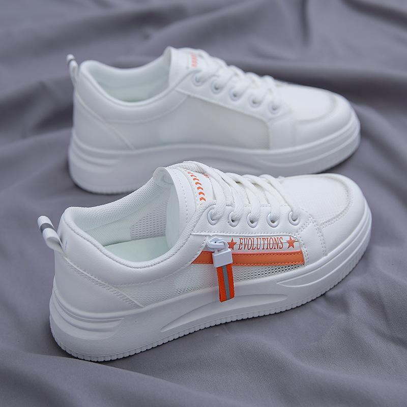 Женские белые туфли Новые весенние женские туфли Универсальные повседневные туфли Суперпопулярные туфли Кроссовки на платформе