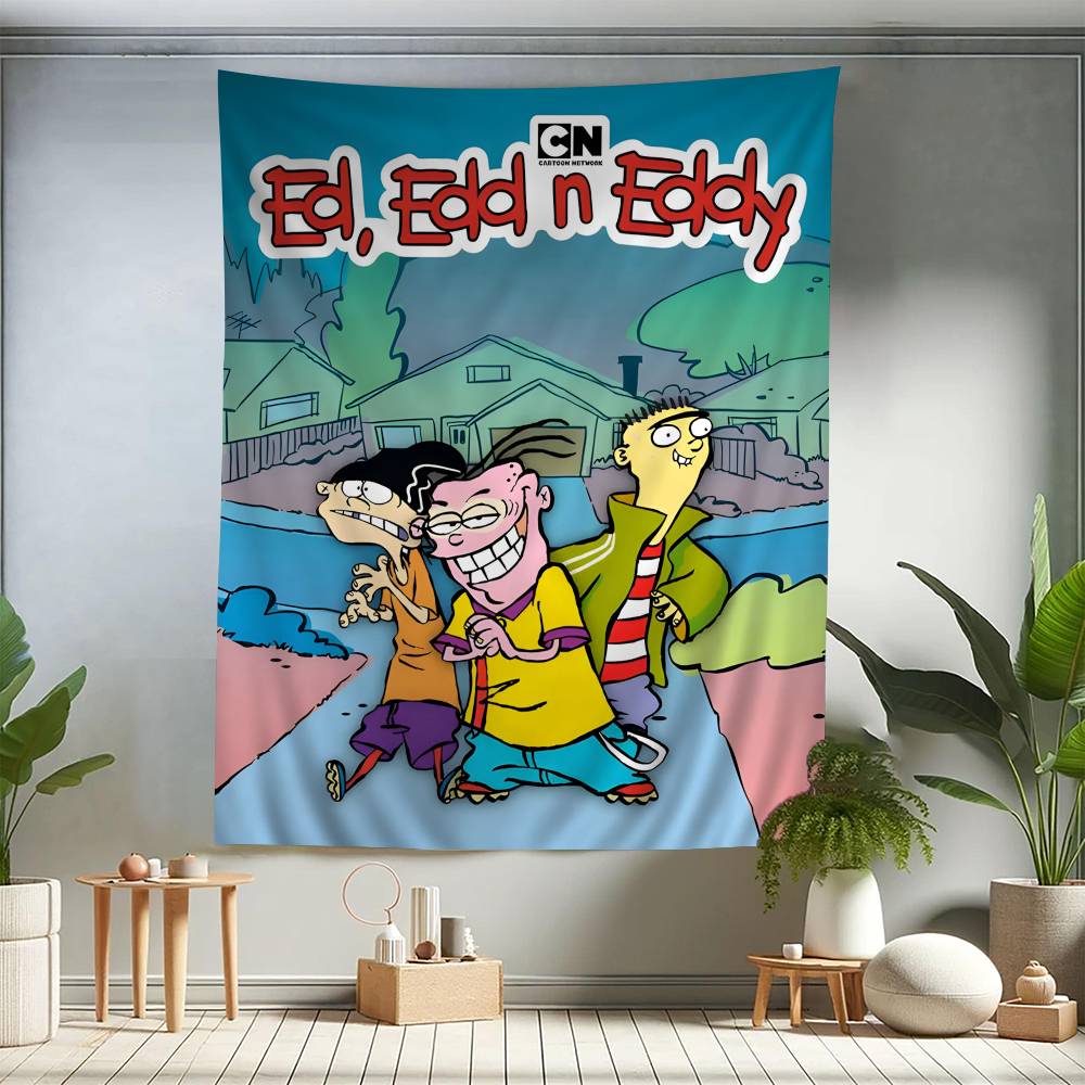 Мультяшный EEd Edd N Eddy Аниме Принт Большой Настенный Гобелен Дешевый Хиппи Настенное Полотно Богемные Настенные Гобелены Мандала Домашний Декор