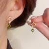 Aesthetic Women's Dangle Earrings Simple Stud Earrings Exquisite Square Drop Earrings  Bridal