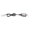 Universal 9.6V USB To L6.2-2P Female Plug NI-MH Battery Charging Adaptor Cable for RC Toys