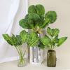 3 шт. Зеленые листья Зелень Аксессуары Искусственное растение Креативный Симуляция Лист Домашнее украшение