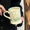 Французская ретро керамическая чашка офисная кружка для послеобеденного чая чашка для воды подарок на день рождения для девочки кофейная чашка подарочная коробка