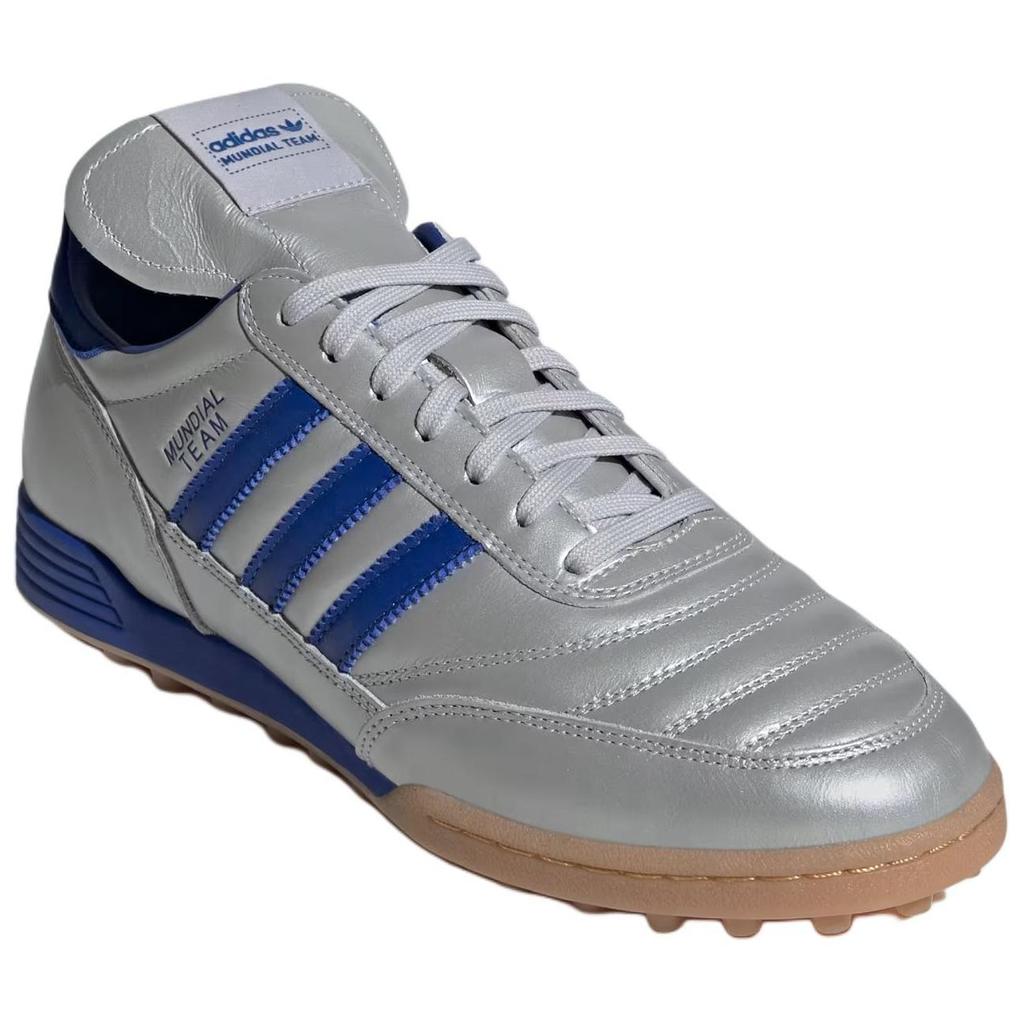 Adidas Mundial Team Серебристый металлик Королевский гум Мужские кроссовки Королевско-синий JI3512