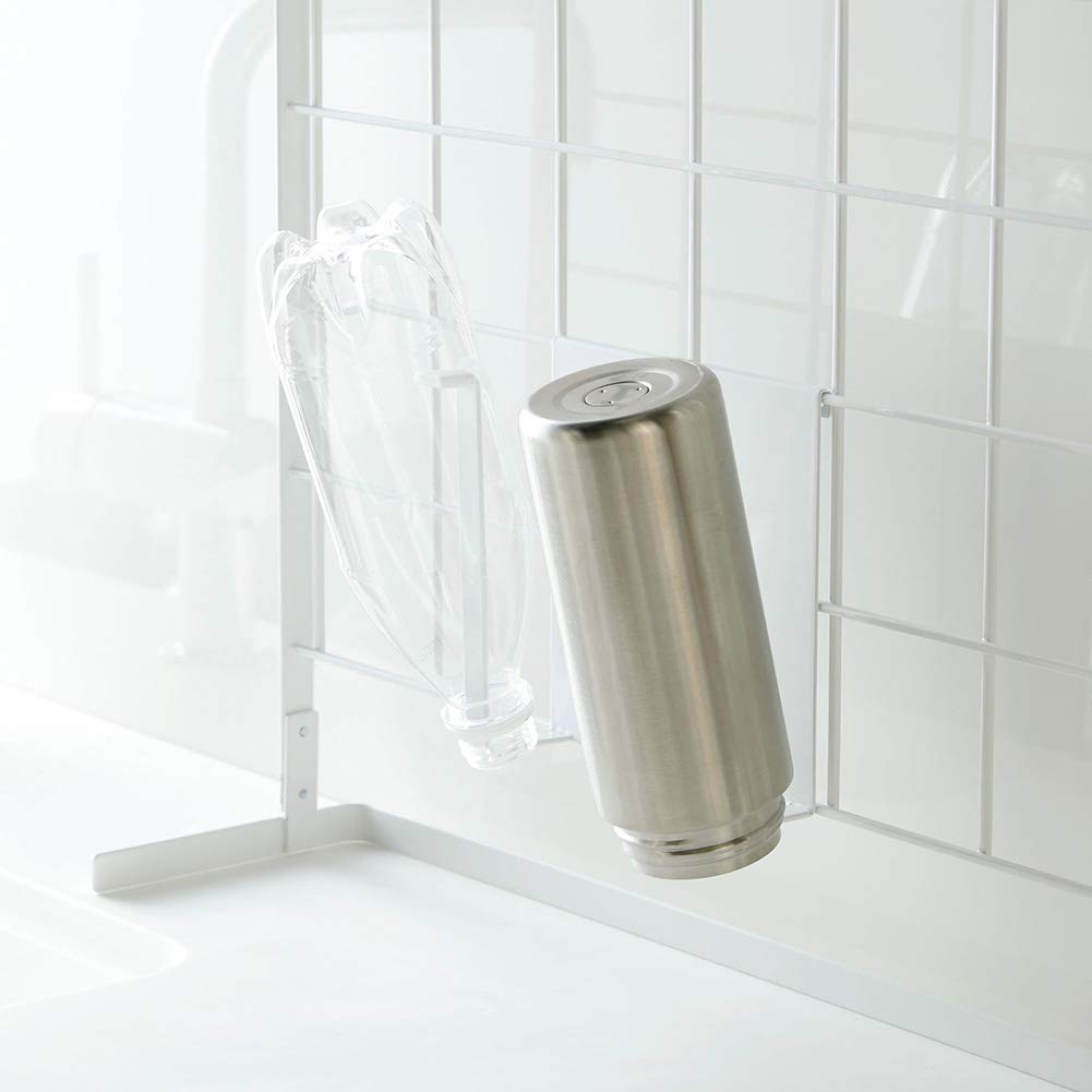 Подставка для разделочной доски Yamazaki Jitsugyo над раковиной, подставка для разделочной доски, отдельно стоящая сетчатая панель, вешалка для разделочной доски, белая 4197