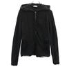MAX&CO Sweat Zip Hoodie M Black With Lace Women Used
