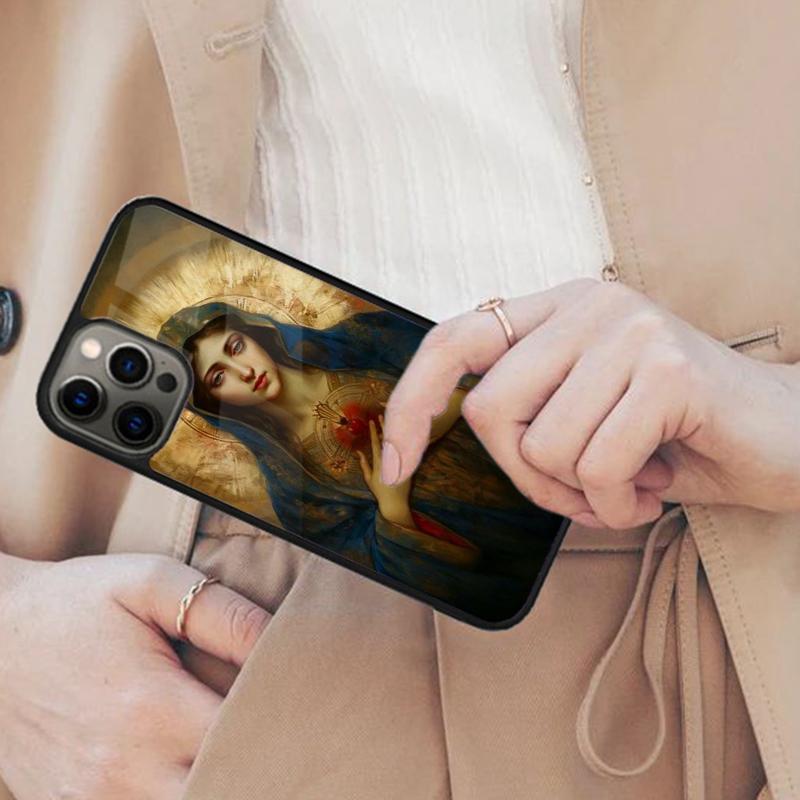 Mother Virgin Mary Funda Magnetic Phone Case For APPLE iPhone 17 Air 16 14 13 12 Pro Max 15 Plus Wireless Charge MagSafe Cover