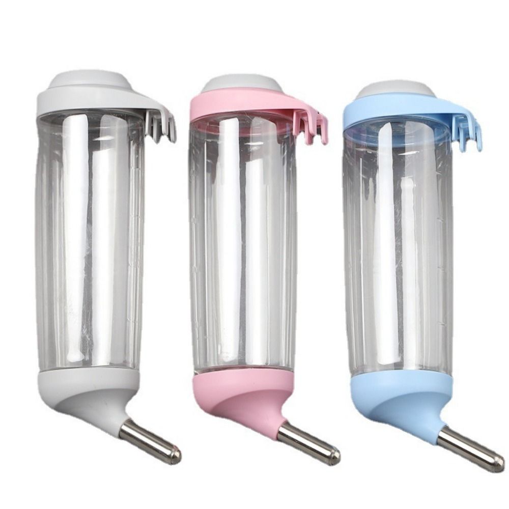 350/500 ML Rabbit Water Dispenser Plastic Pet Hanging Water Bottle for Rabbits Cats Guinea Pig