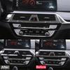 Для BMW G30 5 серии 2018-центральное управление автомобилем, вентиляционное отверстие, декоративная крышка, наклейка, аксессуары для интерьера из углеродного волокна