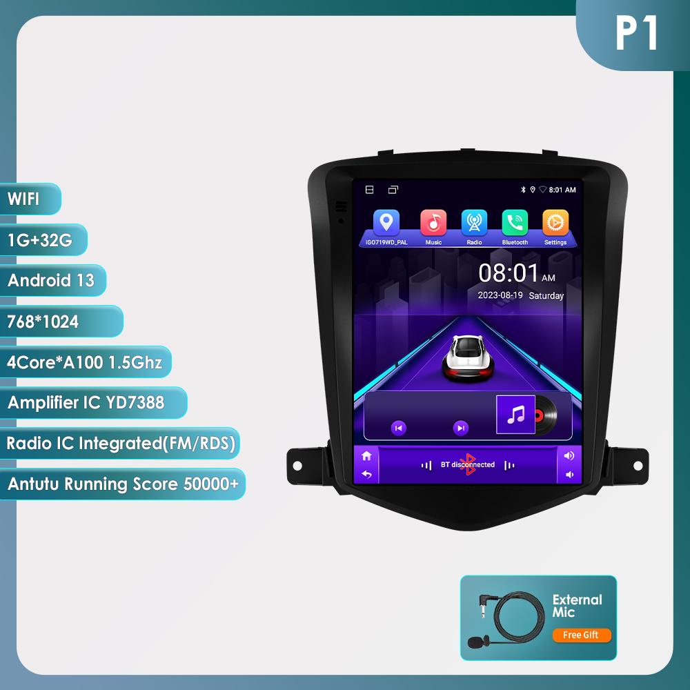 OSSURET Carplay 4G-LTE 7862 DSP 9.7'' 2 Din Android автомобильное радио для Chevrolet Cruze J300 2008 2009 2010 2011 2012 интеллектуальное мультимедиа видео GPS RDS