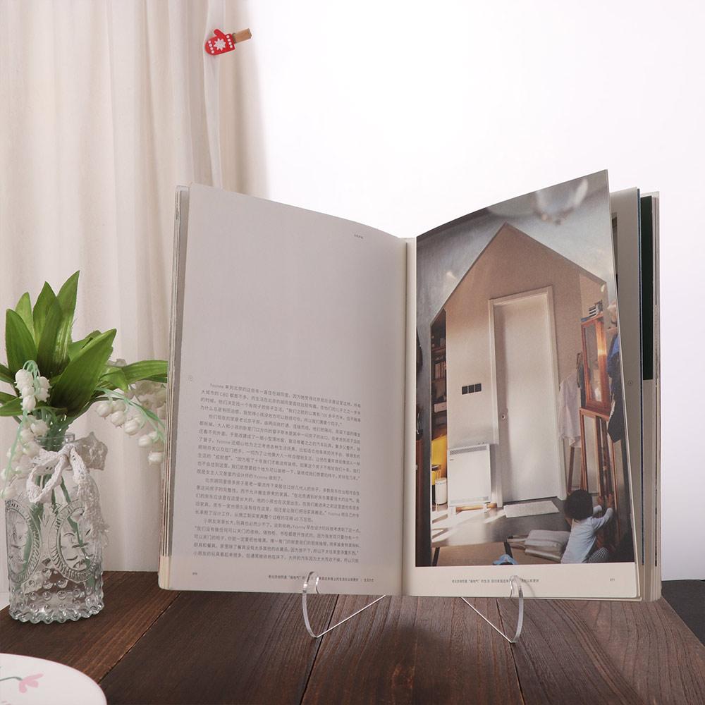 Clear Display Easel Stand 60-Degree Angle Book Stand Easel Stand Flat Plate Stand  Displaying