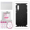 apgo Protective Skin Sticker for the Back+sides Compatible with Xiaomi Mi 9, Full Wrap Film, Foil, Vinyl - Pattern Black Honeycomb