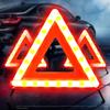 Car Emergency Breakdown Warning Triangle Red Reflective Road Safety Hazard Portable Foldable Stop Sign Reflector