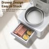 ROJECO Multifunction Feeder Elevated Bracket Pet Single and Double Bowl Food Dispenser Adjustable Height Size For Cat Dog Feeder
