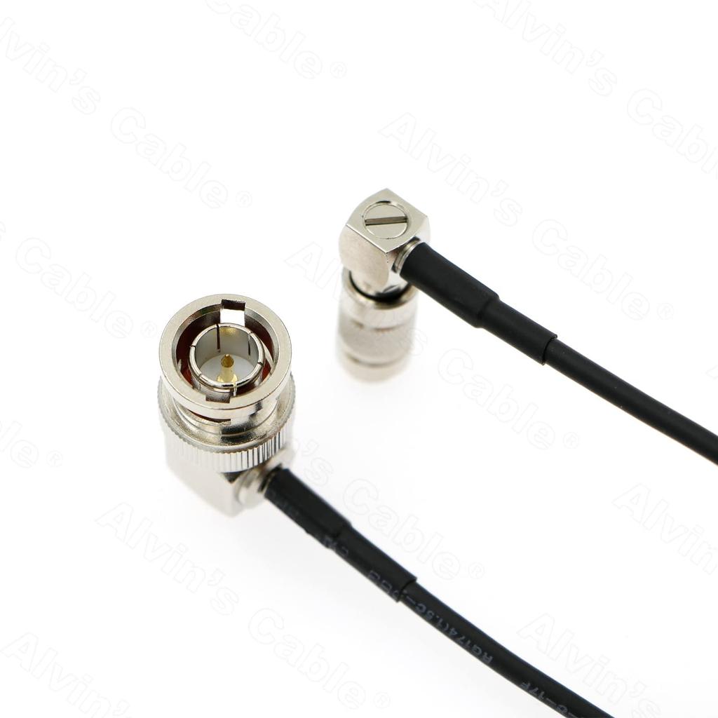 Cables DIN To BNC 3G Coaxial Cable Mini BNC Male To BNC Male RG174 75 Ohm HD SDI Cable for Blackmagic Decklink Quad Alvin's 1.0/2.3 60cm23.6''