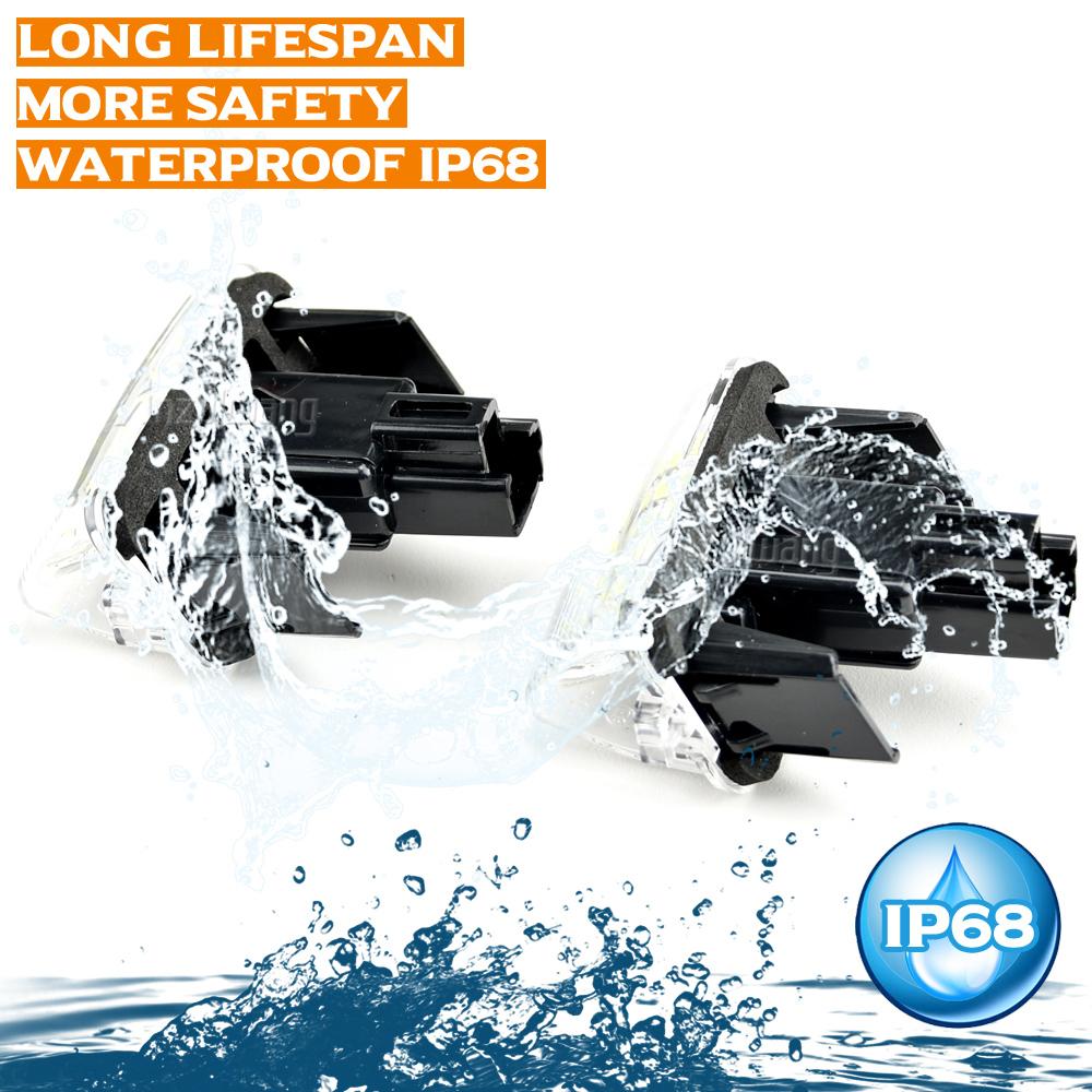 2 шт. светодиодные лампы освещения номерного знака для Toyota Camry Avalon Auris E18 Vios Esquire Avensis Esquire EZ Noah Proace City