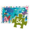 DJECO Aquatic Observation Puzzle, 54-Piece Jigsaw Puzzle for Kids, Fish and Sea Creatures, Hidden Objects, Picture Puzzle, Educational Toy,