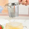 Складная сетка из нержавеющей стали для заварки чая с крышкой Многоразовое ситечко для чашки Фильтр для специй с вкладышами для чайников Кружки Чашка для заваривания чая и кофе