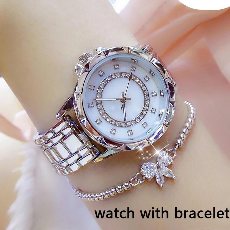Женские часы со стразами, женские кварцевые часы, браслет, наручные часы