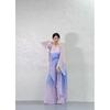 Классическая танцевальная одежда Фиолетовые широкие брюки Китайский современный танец Одежда для выступлений