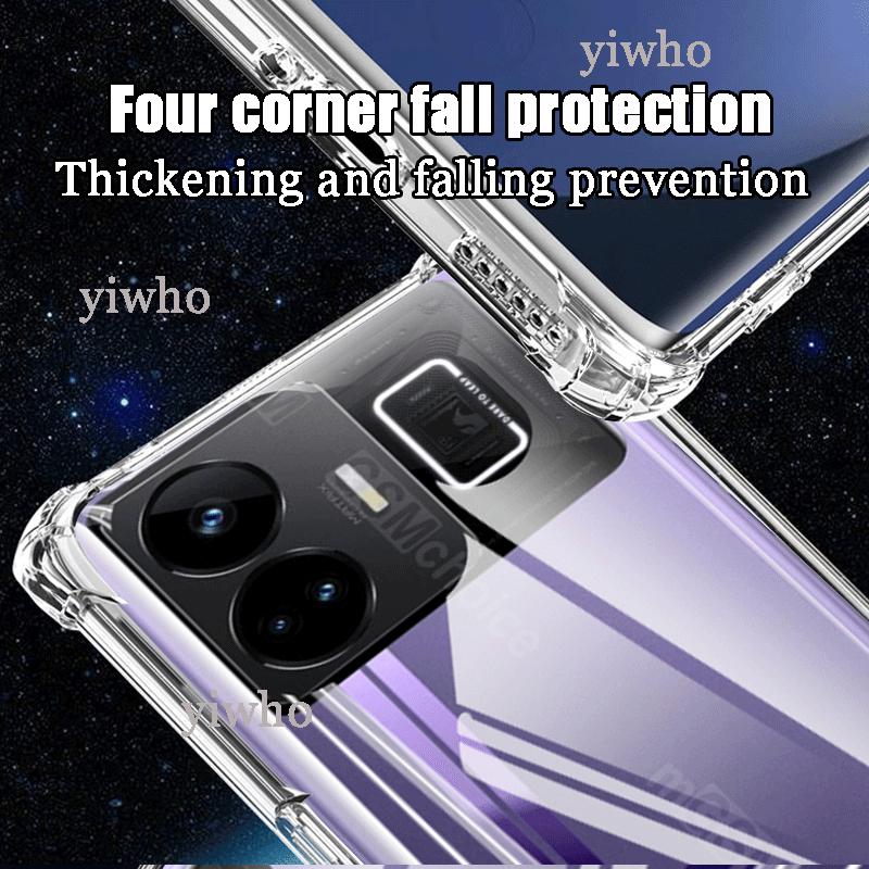 Роскошный прозрачный мягкий силиконовый чехол для Realme GT Neo 5 240 Вт, ударопрочный прозрачный чехол для мобильного телефона realme Gtneo Neo5, задняя крышка
