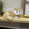 Simulated Cute Cat Ornaments Model Photography Props Artificial Kitty Decoration