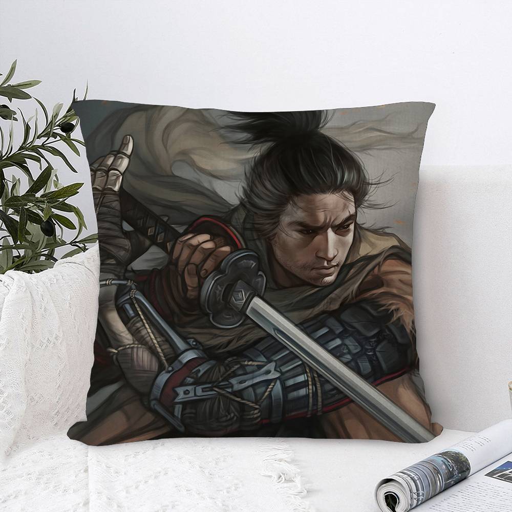 Игровые наволочки Sekiro Домашнее постельное белье Декоративная наволочка Свадебная Супермягкая наволочка
