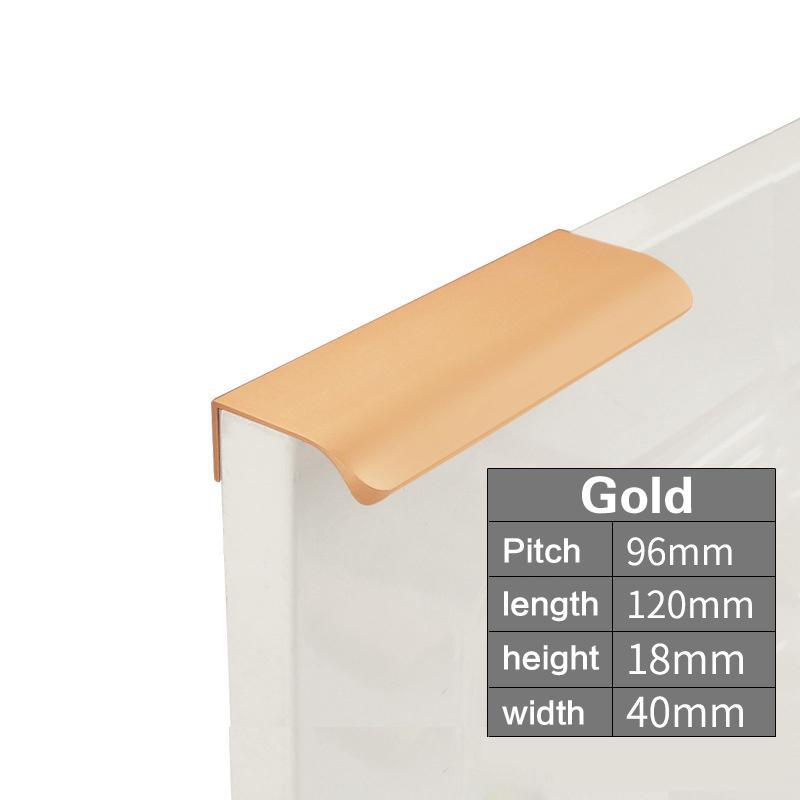 1 шт. ручки для шкафа в спальню, ручки для ящиков мебели, ручки-скобы, скрытая дверная ручка для кухни