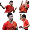 Li-Ning Дышащая быстросохнущая футболка с коротким рукавом Мужские топы AAYL139-1