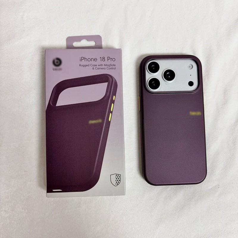 IPhone 18 Pro Max Case Matte Skin Feel Anti-Slip Dot Magnetic Shockproof Protective Cover 17 16 15